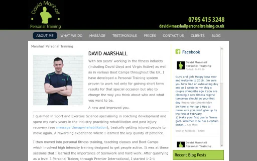 David Marshall Personal Trainer