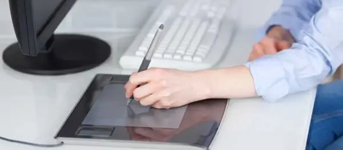 Image of drawing pad in use