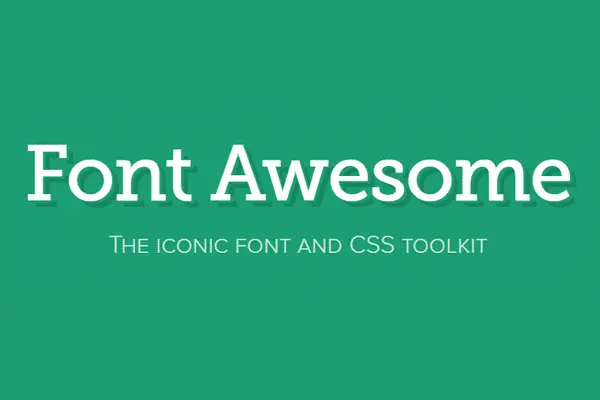 Font Awesome Banner