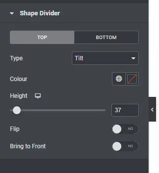 Shape top child 1 and 3